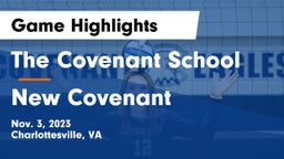 The Covenant School vs New Covenant Game Highlights - Nov. 3, 2023