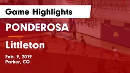 PONDEROSA  vs Littleton  Game Highlights - Feb. 9, 2019