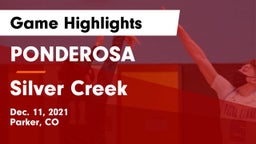 PONDEROSA  vs Silver Creek  Game Highlights - Dec. 11, 2021