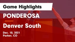 PONDEROSA  vs Denver South  Game Highlights - Dec. 10, 2021