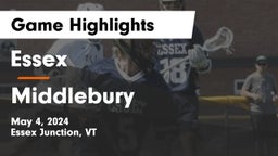 Essex  vs Middlebury  Game Highlights - May 4, 2024