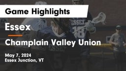 Essex  vs Champlain Valley Union  Game Highlights - May 7, 2024