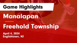 Manalapan  vs Freehold Township  Game Highlights - April 4, 2024