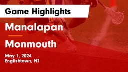 Manalapan  vs Monmouth Game Highlights - May 1, 2024