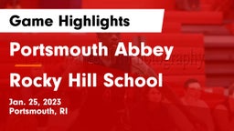 Portsmouth Abbey  vs Rocky Hill School Game Highlights - Jan. 25, 2023