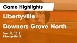 Libertyville  vs Downers Grove North Game Highlights - Jan. 13, 2018