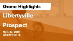 Libertyville  vs Prospect  Game Highlights - Nov. 20, 2018