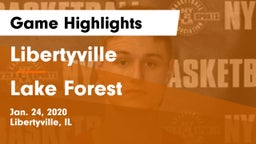 Libertyville  vs Lake Forest  Game Highlights - Jan. 24, 2020