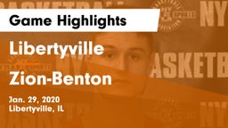 Libertyville  vs Zion-Benton  Game Highlights - Jan. 29, 2020