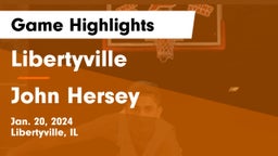 Libertyville  vs John Hersey  Game Highlights - Jan. 20, 2024