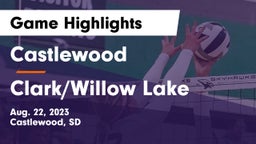 Castlewood  vs Clark/Willow Lake  Game Highlights - Aug. 22, 2023