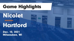 Nicolet  vs Hartford  Game Highlights - Dec. 10, 2021