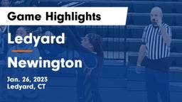 Ledyard  vs Newington  Game Highlights - Jan. 26, 2023