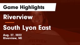 Riverview  vs South Lyon East  Game Highlights - Aug. 27, 2022