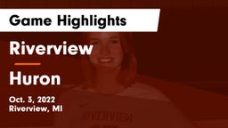 Riverview  vs Huron  Game Highlights - Oct. 3, 2022