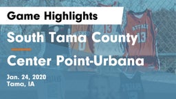 South Tama County  vs Center Point-Urbana  Game Highlights - Jan. 24, 2020