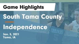 South Tama County  vs Independence  Game Highlights - Jan. 5, 2021