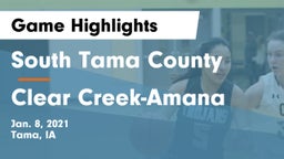 South Tama County  vs Clear Creek-Amana Game Highlights - Jan. 8, 2021