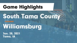South Tama County  vs Williamsburg  Game Highlights - Jan. 28, 2021