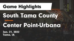 South Tama County  vs Center Point-Urbana  Game Highlights - Jan. 21, 2022