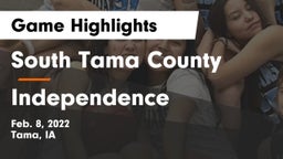 South Tama County  vs Independence  Game Highlights - Feb. 8, 2022