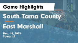 South Tama County  vs East Marshall  Game Highlights - Dec. 18, 2023