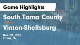 South Tama County  vs Vinton-Shellsburg  Game Highlights - Dec. 21, 2023
