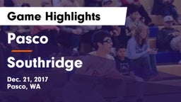 Pasco  vs Southridge  Game Highlights - Dec. 21, 2017