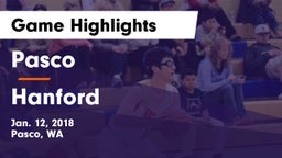 Pasco  vs Hanford  Game Highlights - Jan. 12, 2018