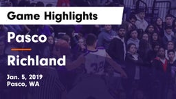 Pasco  vs Richland  Game Highlights - Jan. 5, 2019