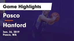 Pasco  vs Hanford  Game Highlights - Jan. 26, 2019