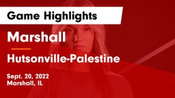 Marshall  vs Hutsonville-Palestine Game Highlights - Sept. 20, 2022