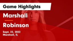 Marshall  vs Robinson  Game Highlights - Sept. 22, 2022