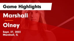 Marshall  vs Olney Game Highlights - Sept. 27, 2022