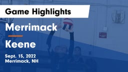 Merrimack  vs Keene  Game Highlights - Sept. 15, 2022