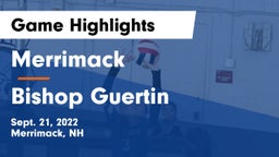 Merrimack  vs Bishop Guertin Game Highlights - Sept. 21, 2022