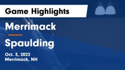 Merrimack  vs Spaulding  Game Highlights - Oct. 3, 2022