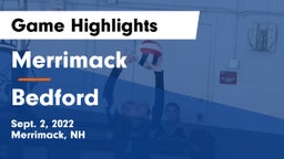 Merrimack  vs Bedford  Game Highlights - Sept. 2, 2022