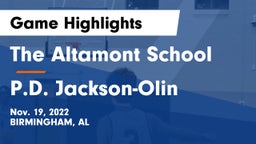 The Altamont School vs P.D. Jackson-Olin  Game Highlights - Nov. 19, 2022