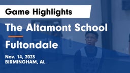 The Altamont School vs Fultondale  Game Highlights - Nov. 14, 2023