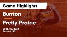 Burrton  vs Pretty Prairie Game Highlights - Sept. 20, 2022