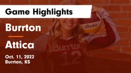 Burrton  vs Attica  Game Highlights - Oct. 11, 2022
