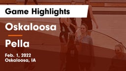 Oskaloosa  vs Pella  Game Highlights - Feb. 1, 2022