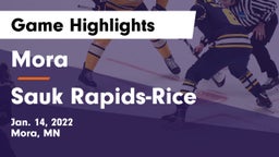 Mora  vs Sauk Rapids-Rice  Game Highlights - Jan. 14, 2022