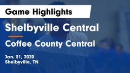 Shelbyville Central  vs Coffee County Central  Game Highlights - Jan. 31, 2020