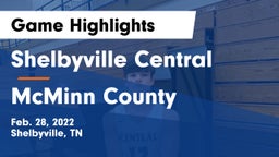 Shelbyville Central  vs McMinn County  Game Highlights - Feb. 28, 2022