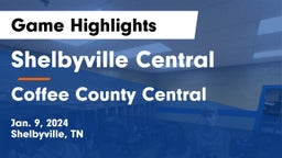 Shelbyville Central  vs Coffee County Central  Game Highlights - Jan. 9, 2024