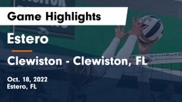 Estero  vs Clewiston - Clewiston, FL Game Highlights - Oct. 18, 2022