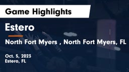 Estero  vs North Fort Myers , North Fort Myers, FL Game Highlights - Oct. 5, 2023