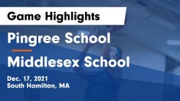 Pingree School vs Middlesex School Game Highlights - Dec. 17, 2021
